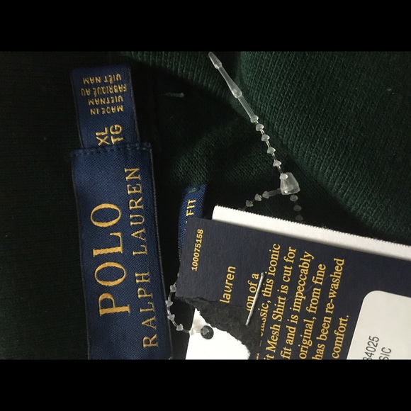 Men’s polo Ralph Lauren Green slim fit xL - Picture 4 of 5